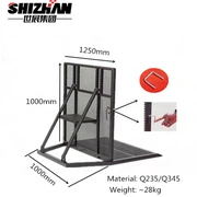 Crowd Control Barrier i rustfritt stål